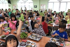 내가 기른 쌈채소에 맛있는 …