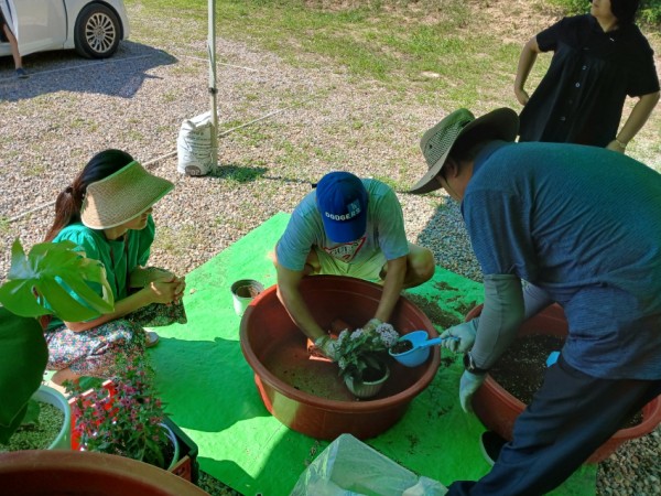 2. 용인특례시에서 제공하는 반려식물 분갈이 서비스 모습.JPG