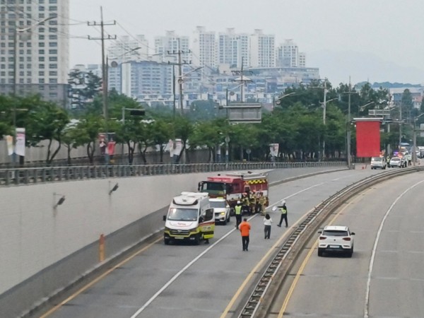 5-1. 기흥구, 지하차도 침수 상황 합동훈련.jpg