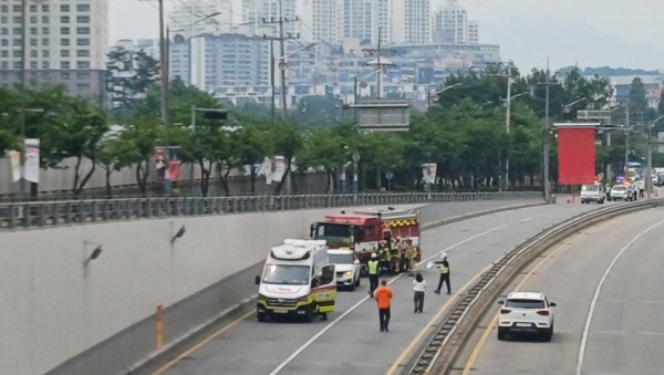 5-1. 기흥구, 지하차도 침수 상황 합동훈련.jpg