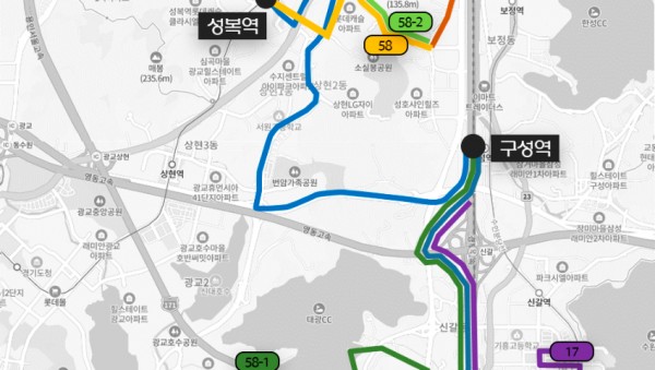 9-1. 용인특례시 GTX-A 구성역 5번 출구 신설 정류장을 경유하는 버스 노선.jpg