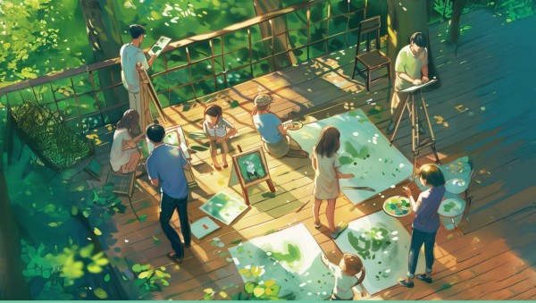 1. 도서관 테라스에서 그림 그리기 포스터.jpg